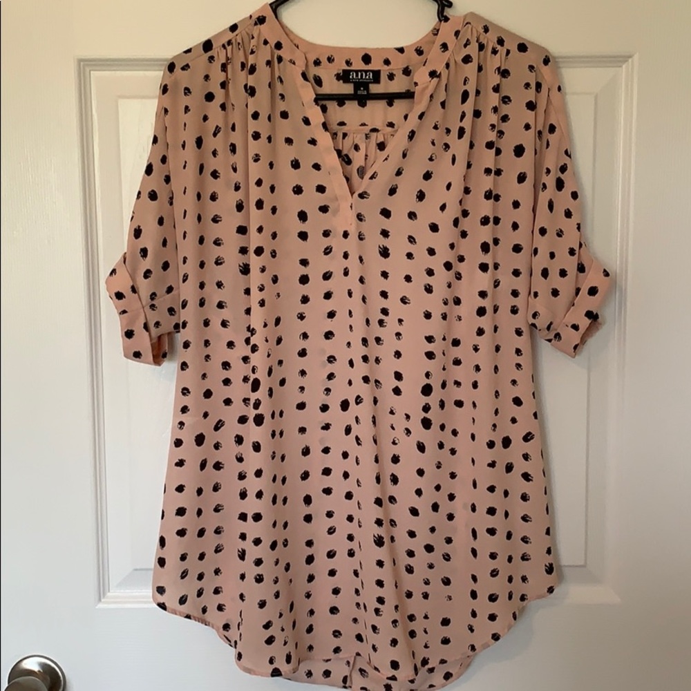 a.n.a printed tunic blouse